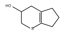 Cyclopenta[b]thiopyran-3-ol, 2,3,4,5,6,7-hexahydro- Structure