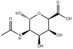 N-乙酰-L-塔罗糖氨基糖醛酸 结构式