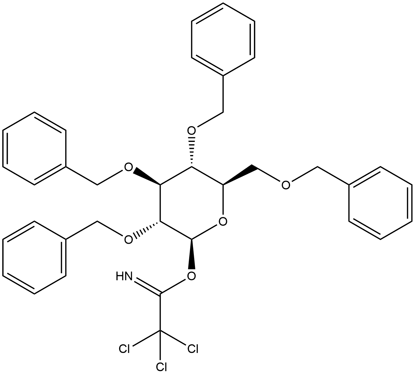 β-D-Glucopyranose, 2,3,4,6-tetrakis-O-(phenylmethyl)-, 1-(2,2,2-trichloroethanimidate)