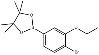 2-(4-bromo-3-ethoxyphenyl)-4,4,5,5-tetramethyl-1,3,2-dioxaborolane,903895-51-2,结构式