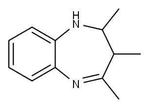 1H-?1,?5-?Benzodiazepine, 2,?3-?dihydro-?2,?3,?4-?trimethyl- (9CI) Struktur