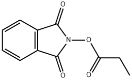 1H-Isoindole-1,3(2H)-dione, 2-(1-oxopropoxy)- Struktur