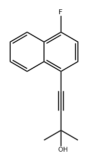 3-Butyn-2-ol, 4-(4-fluoro-1-naphthalenyl)-2-methyl-