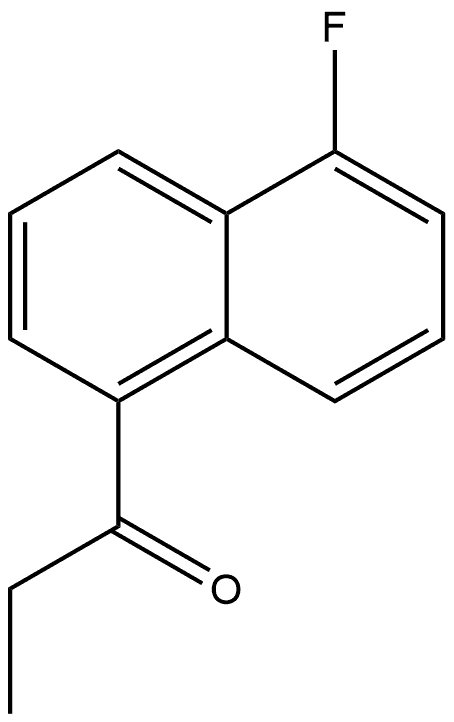 1-Propanone, 1-(5-fluoro-1-naphthalenyl)- Structure