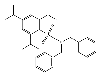Benzenesulfonamide, 2,4,6-tris(1-methylethyl)-N,N-bis(phenylmethyl)-