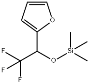 Furan, 2-[2,2,2-trifluoro-1-[(trimethylsilyl)oxy]ethyl]- 结构式
