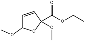2-Furancarboxylic acid, 2,5-dihydro-2,5-dimethoxy-, ethyl ester Structure
