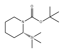 1-Piperidinecarboxylic acid, 2-(trimethylsilyl)-, 1,1-dimethylethyl ester, (2R)-