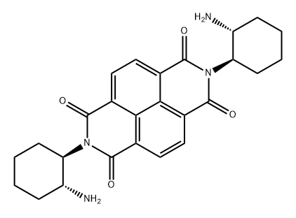 Benzo[lmn][3,8]phenanthroline-1,3,6,8(2H,7H)-tetrone, 2,7-bis[(1R,2R)-2-aminocyclohexyl]- Struktur