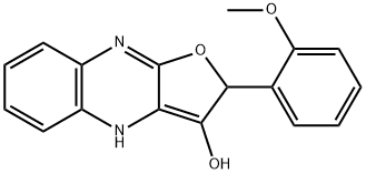 Furo[2,?3-?b]?quinoxalin-?3-?ol, 2,?4-?dihydro-?2-?(2-?methoxyphenyl)?- (9CI) Struktur