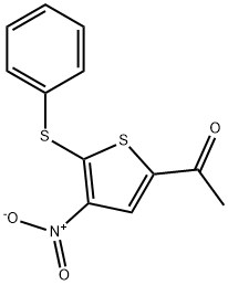 Ethanone, 1-[4-nitro-5-(phenylthio)-2-thienyl]-|化合物 T28284