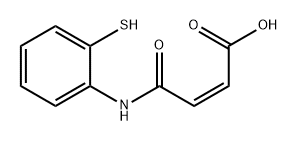 2-Butenoic acid, 4-[(2-mercaptophenyl)amino]-4-oxo-, (Z)- (9CI)