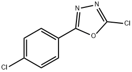 1,3,4-Oxadiazole, 2-chloro-5-(4-chlorophenyl)- Structure