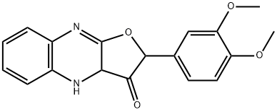 907554-17-0 Furo[2,?3-?b]?quinoxalin-?3(2H)?-?one, 2-?(3,?4-?dimethoxyphenyl)?-?3a,?4-?dihydro- (9CI)