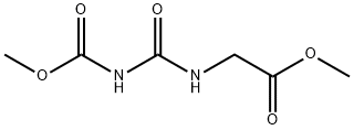 Glycine, N-?[[(methoxycarbonyl)?amino]?carbonyl]?-?, methyl ester Struktur