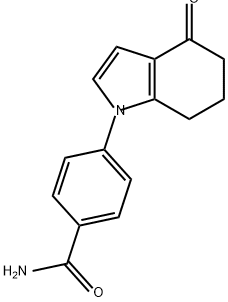 Benzamide, 4-(4,5,6,7-tetrahydro-4-oxo-1H-indol-1-yl)-,908112-86-7,结构式