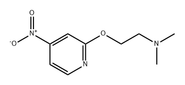Ethanamine, N,N-dimethyl-2-[(4-nitro-2-pyridinyl)oxy]- Structure
