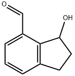 1H-Indene-4-carboxaldehyde, 2,3-dihydro-3-hydroxy- Structure