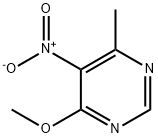 Pyrimidine, 4-methoxy-6-methyl-5-nitro- 结构式