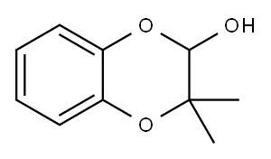 1,?4-?Benzodioxin-?2-?ol, 2,?3-?dihydro-?3,?3-?dimethyl- (9CI) Struktur