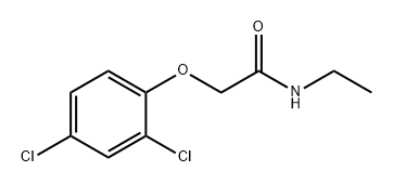 Acetamide, 2-(2,4-dichlorophenoxy)-N-ethyl- Structure
