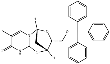 2,5-Methano-5H,9H-pyrimido[2,1-b][1,5,3]dioxazepin-9-one, 2,3,10,10a-tetrahydro-8-methyl-3-[(triphenylmethoxy)methyl]-, (2R,3R,5R)-