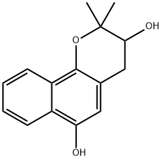 2H-Naphtho[1,2-b]pyran-3,6-diol, 3,4-dihydro-2,2-dimethyl-