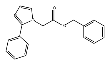 1H-Imidazole-1-acetic acid, 2-phenyl-, phenylmethyl ester