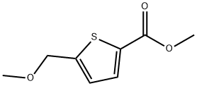 2-Thiophenecarboxylic acid, 5-(methoxymethyl)-, methyl ester Struktur