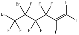 1-Hexene, 5,6-dibromo-1,1,2,3,3,4,4,5,6,6-decafluoro- Structure