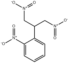 1-(1,3-dinitropropan-2-yl)-2-nitrobenzene Struktur