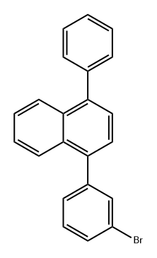 1-(3-溴苯基)-4-苯基-萘, 911390-66-4, 结构式