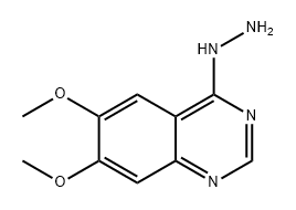 Quinazoline, 4-hydrazinyl-6,7-dimethoxy- Struktur
