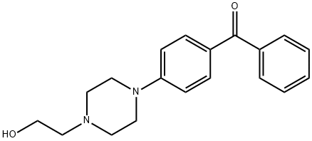 Methanone, [4-[4-(2-hydroxyethyl)-1-piperazinyl]phenyl]phenyl- Structure