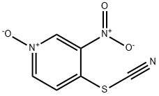 Thiocyanic acid, 3-nitro-4-pyridyl ester, oxide (7CI) Structure