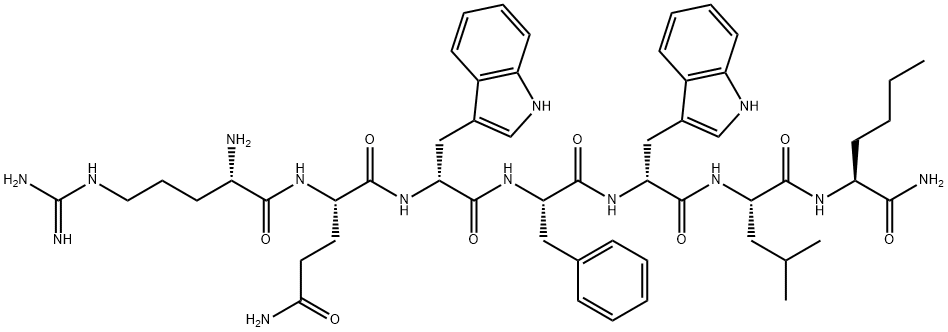 substance P (5-11), Arg(5)-Trp(7,9)-Nle(11)- Structure