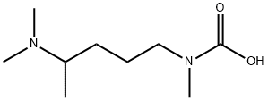 Carbamic acid, N-?[4-?(dimethylamino)?pentyl]?-?N-?methyl- 化学構造式