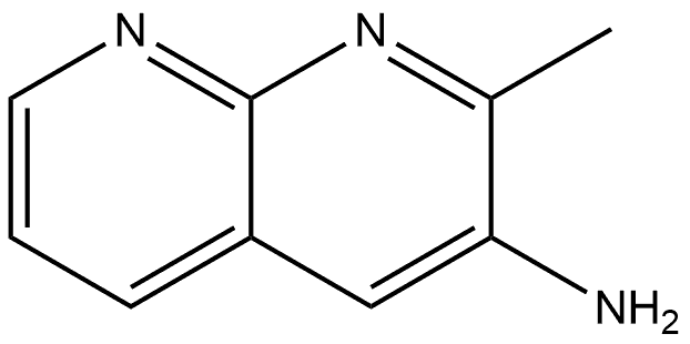 2-Methyl-1,8-naphthyridin-3-amine Structure