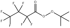 Butaneperoxoic acid, 2,2,3,3,4,4,4-heptafluoro-, 1,1-dimethylethyl ester Struktur
