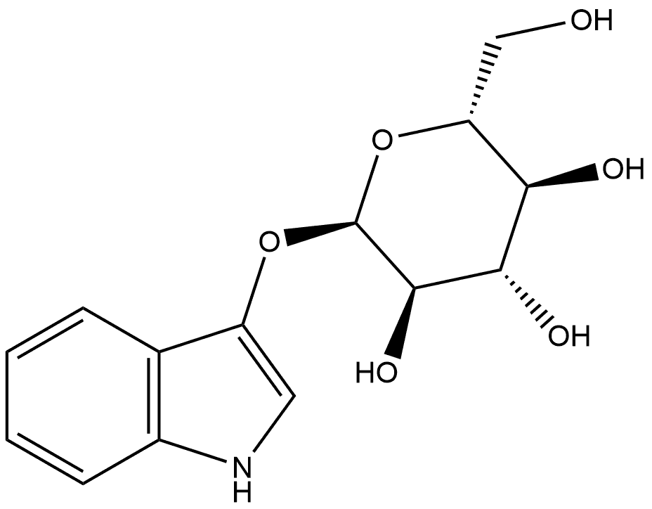 3-Indolyl α-D-glucopyranoside,914912-11-1,结构式