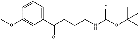 Tert-butyl N-[4-(3-methoxyphenyl)-4-oxobutyl]carbamate