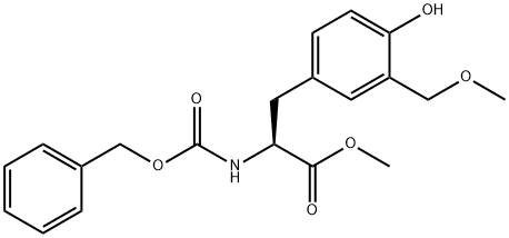 N-(benzyloxycarbonyl)-3-(methoxymethyl)- (S)-tyrosine methyl este,914955-44-5,结构式