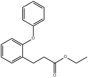 Benzenepropanoic acid, 2-phenoxy-, ethyl ester Structure