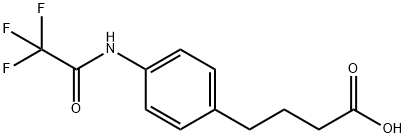 Benzenebutanoic acid, 4-[(2,2,2-trifluoroacetyl)amino]- Structure