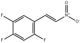 Benzene, 1,2,4-trifluoro-5-[(1E)-2-nitroethenyl]- 化学構造式