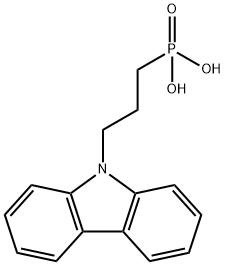(3-(9H-咔唑-9-基)丙基)膦酸 结构式