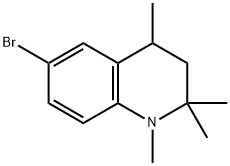 Quinoline, 6-bromo-1,2,3,4-tetrahydro-1,2,2,4-tetramethyl- Structure