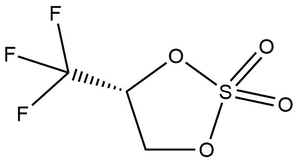1,3,2-Dioxathiolane, 4-(trifluoromethyl)-, 2,2-dioxide, (4R)- 结构式