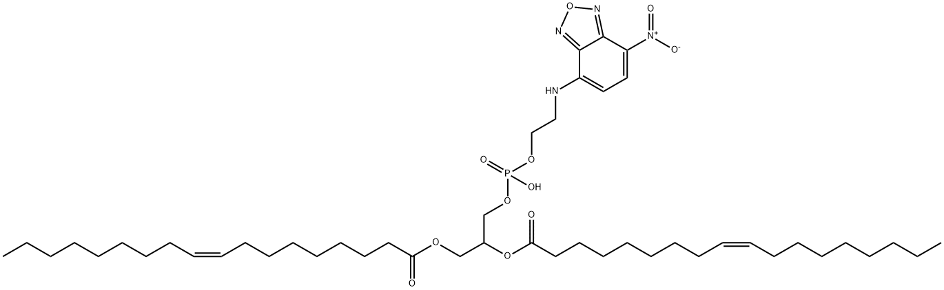 N-(7-nitro-2,1,3-benzoxadiazol-4-yl)dioleoylphosphatidylethanolamine Structure