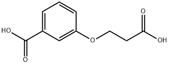 3-(2-Carboxyethoxy)benzoic acid,91634-24-1,结构式